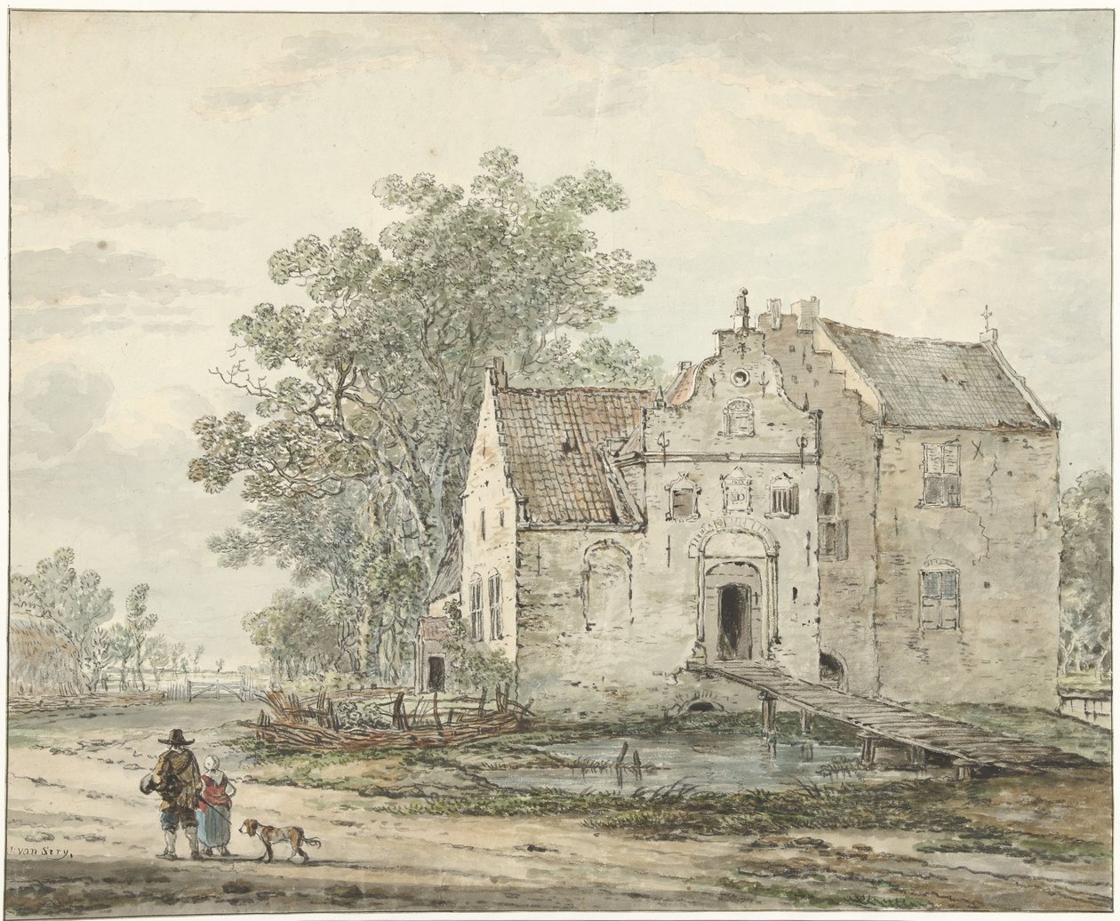 Hrad IJzendoorn v Betuwe od Jacob van Strij