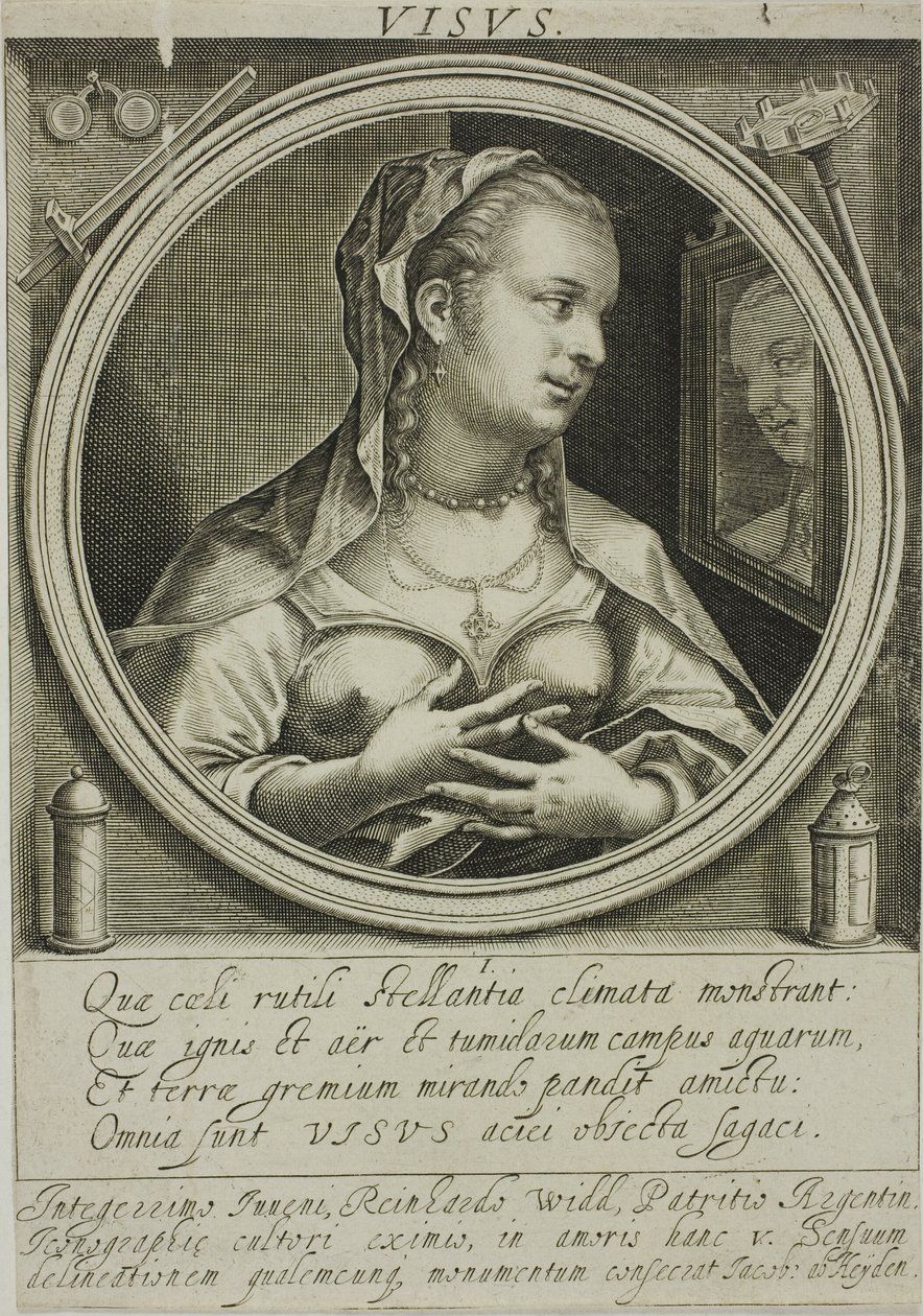Zrak, první deska z knihy Pět smyslů od Jacob van der Heyden