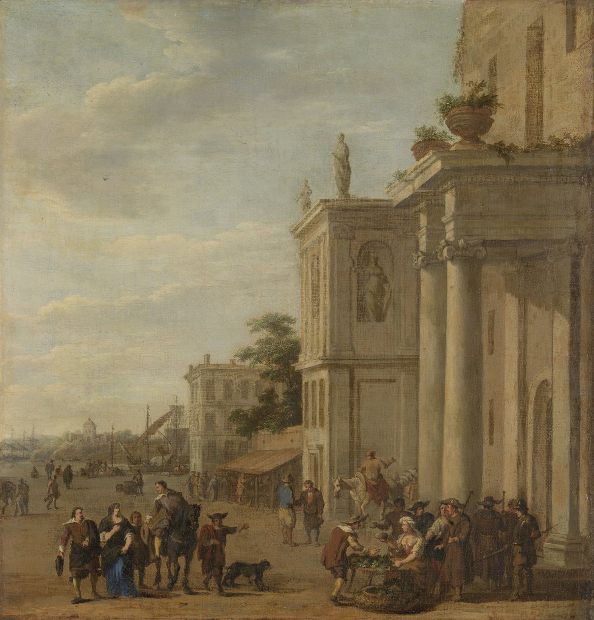 Italské tržiště od Jacob van der Ulft