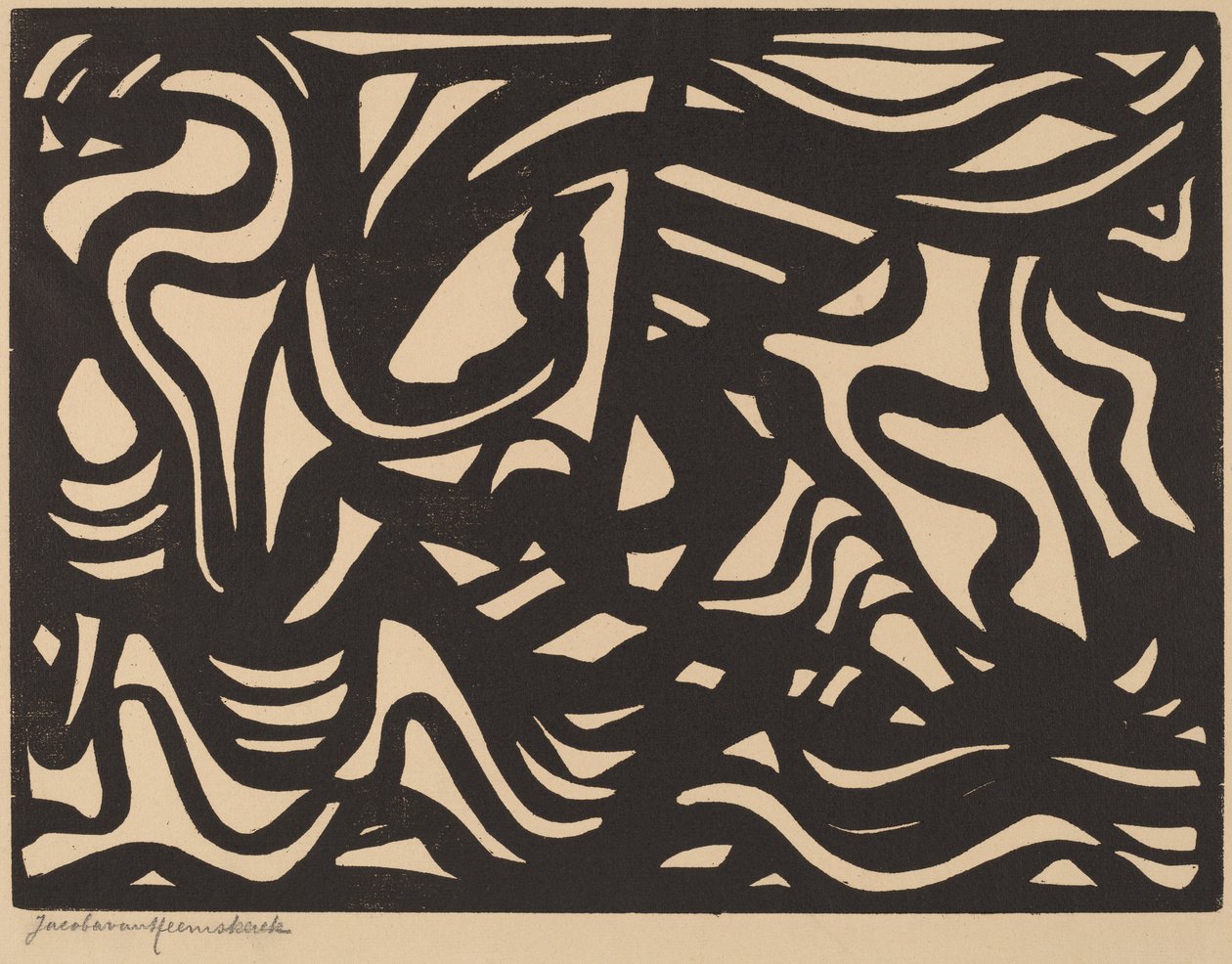 Kompozice, 1921. od Jacoba van Heemskerck van Beest