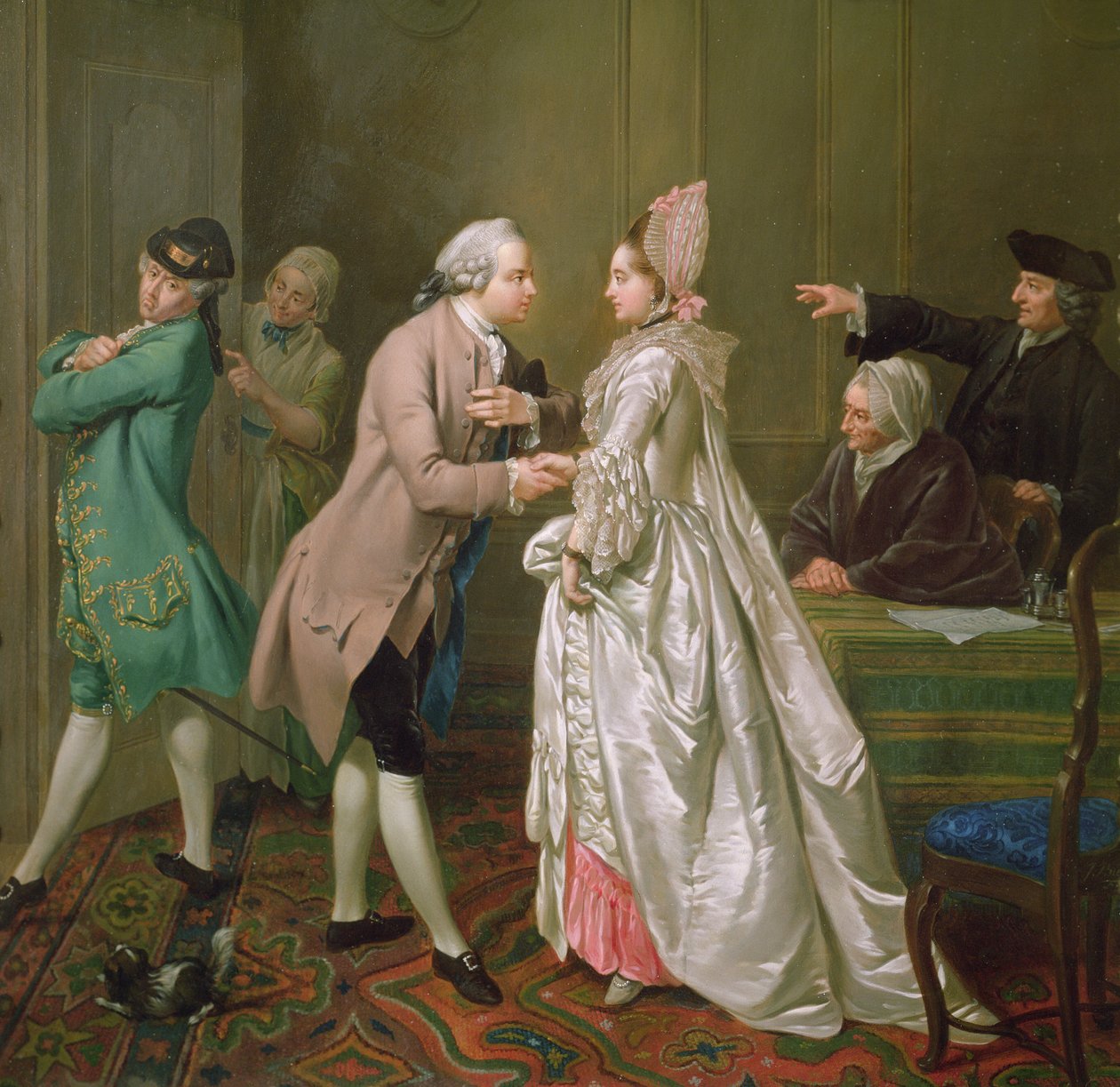 Zasnoubení, 1774 od Jacobus Buys