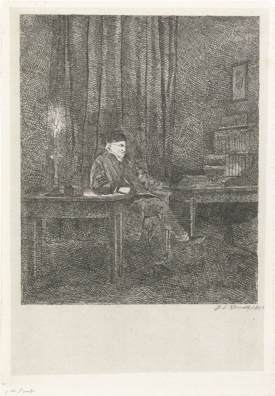 Portrét Davida Pièrre Giottina Humberta de Superville od Jacobus Ludovicus Cornet
