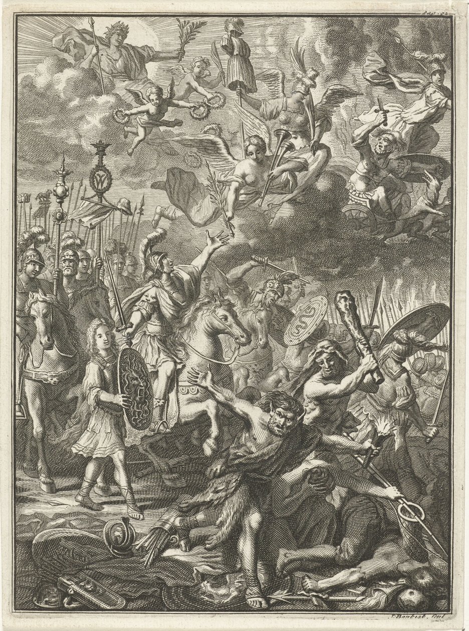 Armáda Viléma III porazí nepřátele od Jacobus Baptist