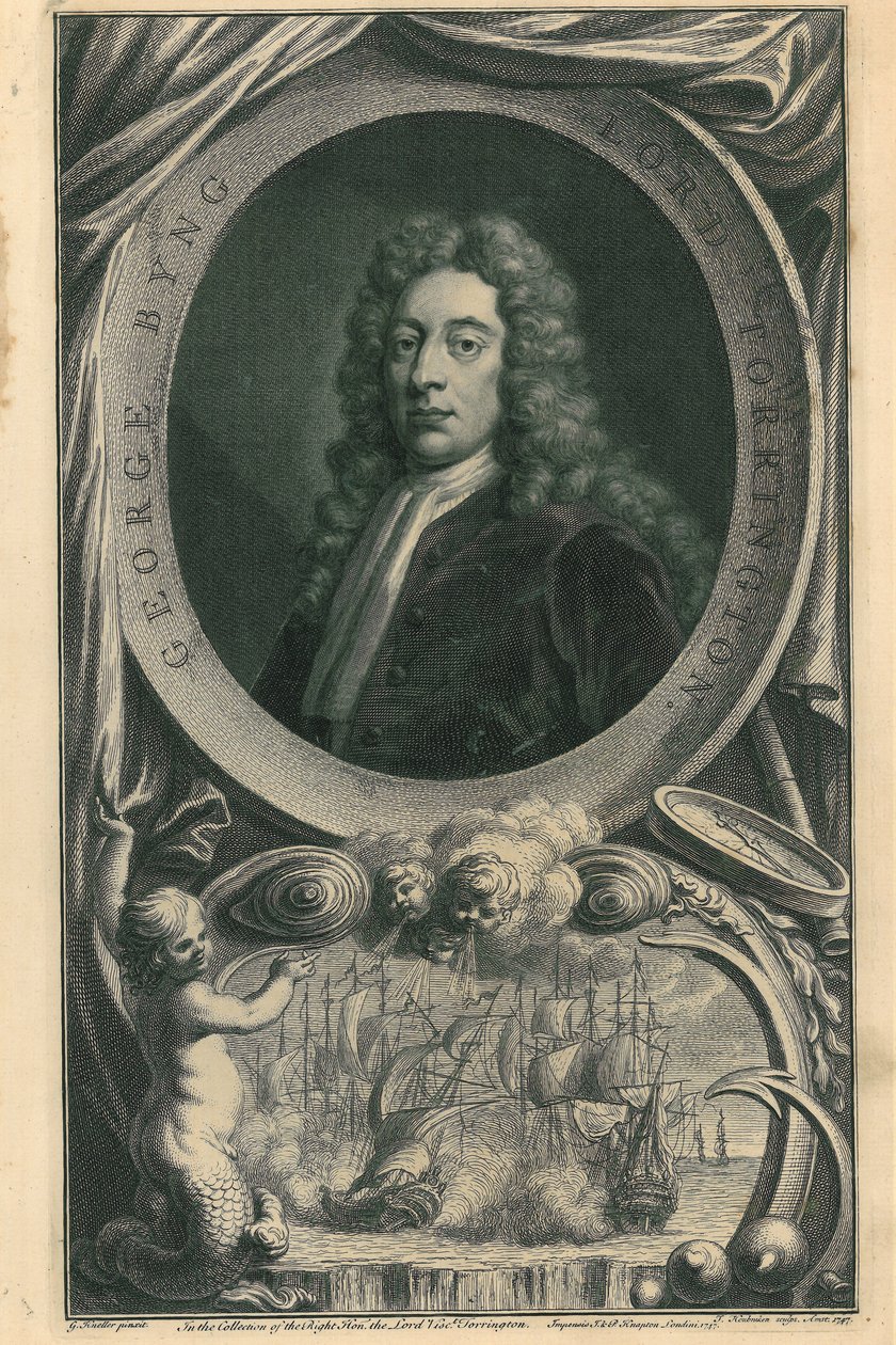 Lord Torrington od Jacobus Houbracken
