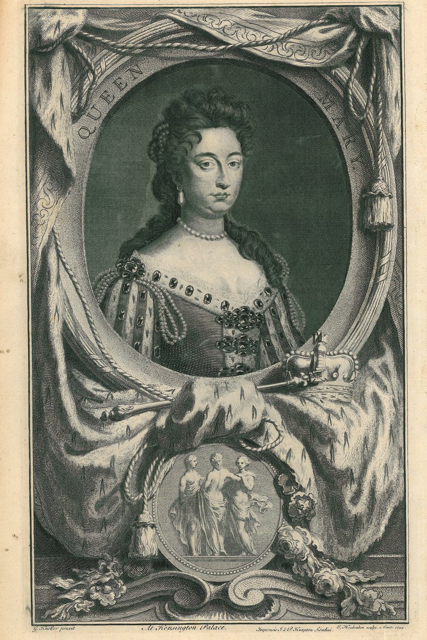 královna Marie od Jacobus Houbracken