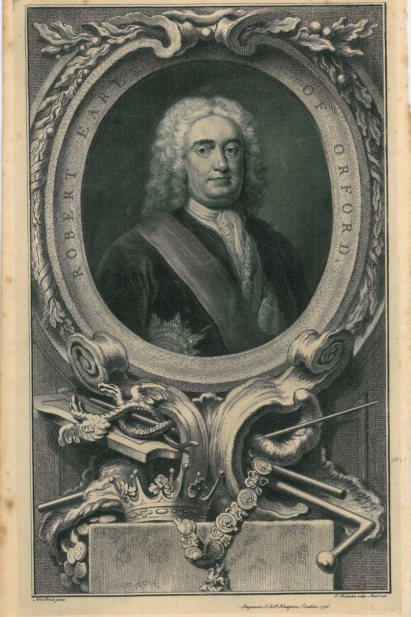 Robert, hrabě z Orfordu, 1746 od Jacobus Houbracken