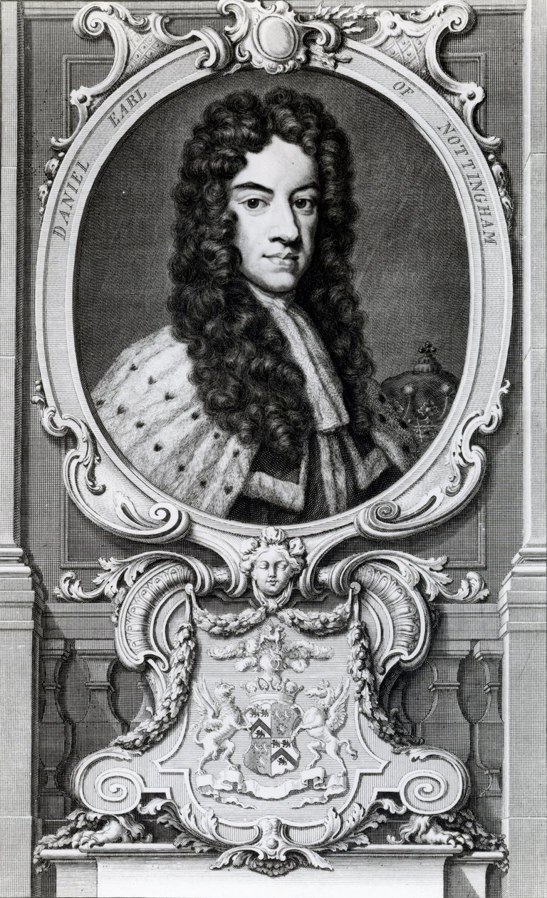 Daniel Finch, 2. hrabě z Nottinghamu a 7. hrabě z Winchilsea (1647-1730) od Jacobus Houbraken