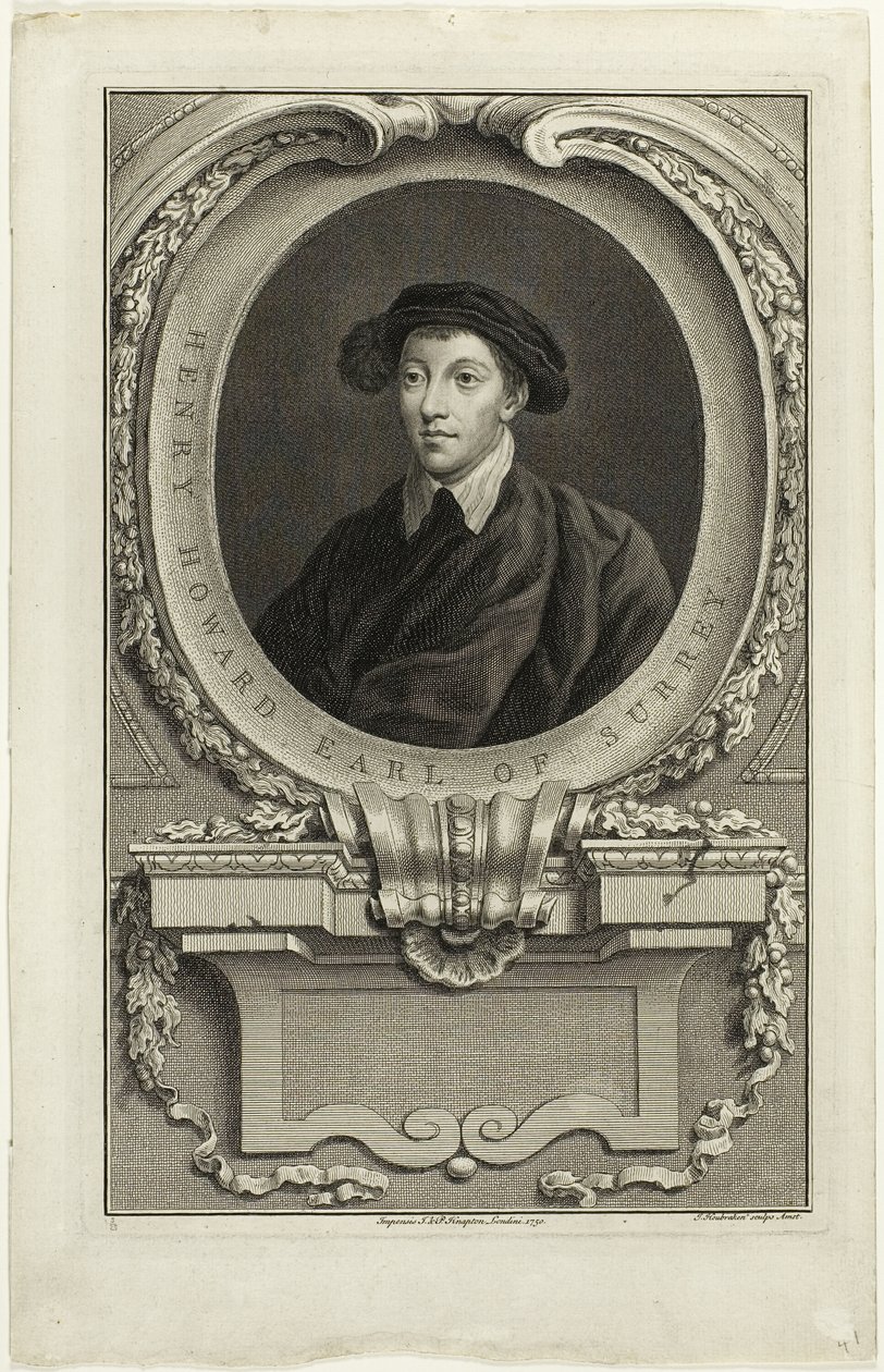 Henry Howard, hrabě ze Surrey od Jacobus Houbraken