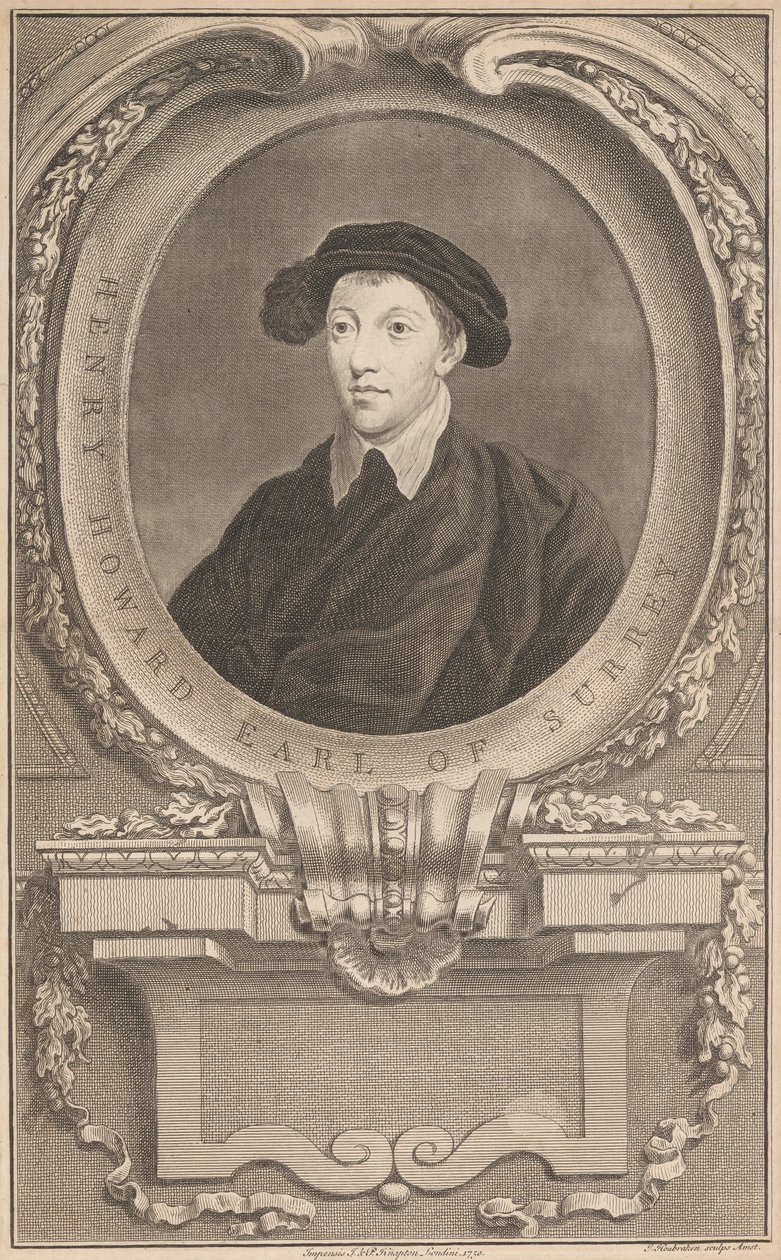 Henry Howard, hrabě ze Surrey od Jacobus Houbraken