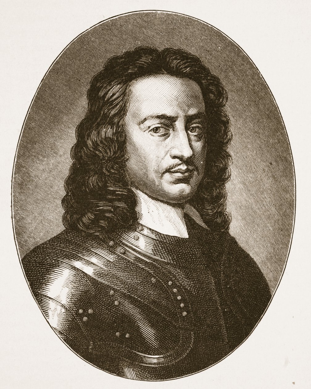 John Hampden, ilustrace z knihy "The Church of England: Spence-Jones, vyd. cca 1910 (sépiová fotografie). od Jacobus Houbraken
