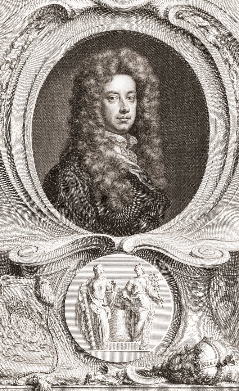John Somers, 1. baron Somers od Jacobus Houbraken