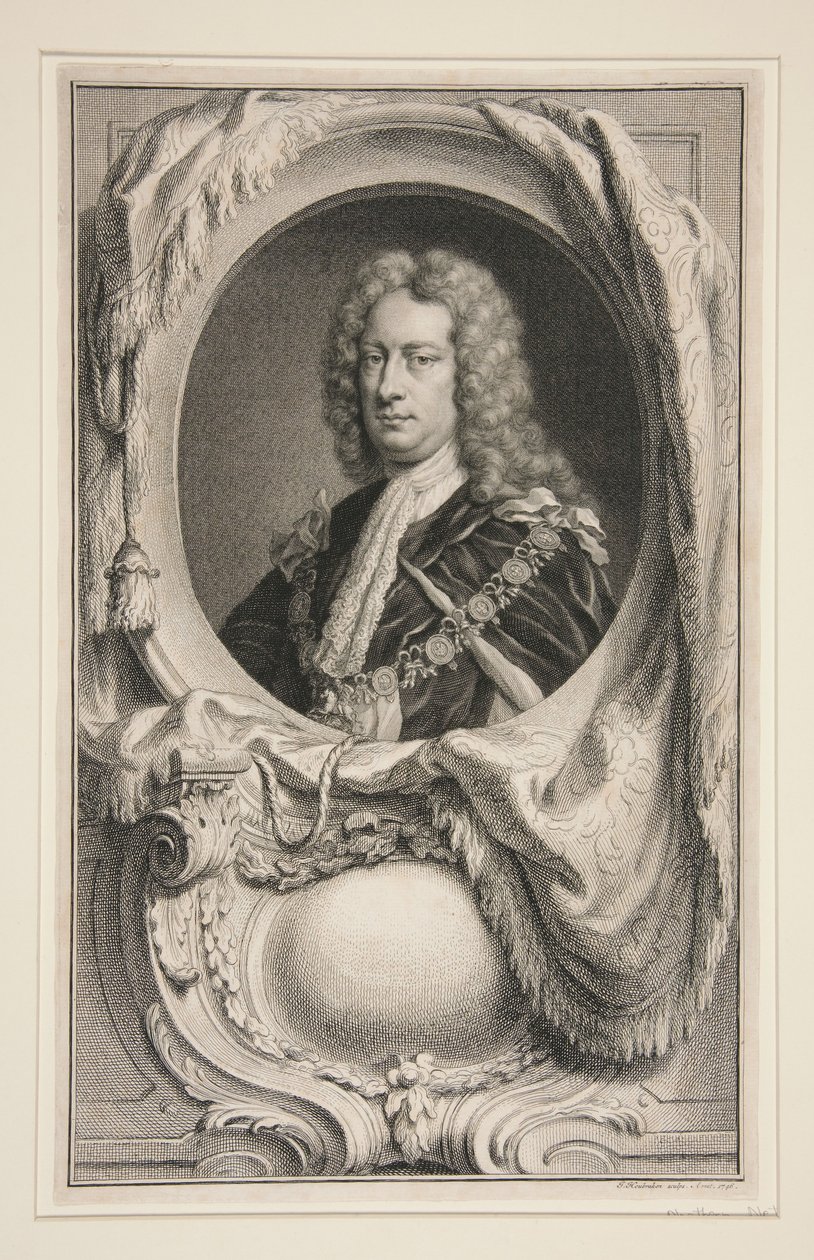 Portrét od Jacobus Houbraken