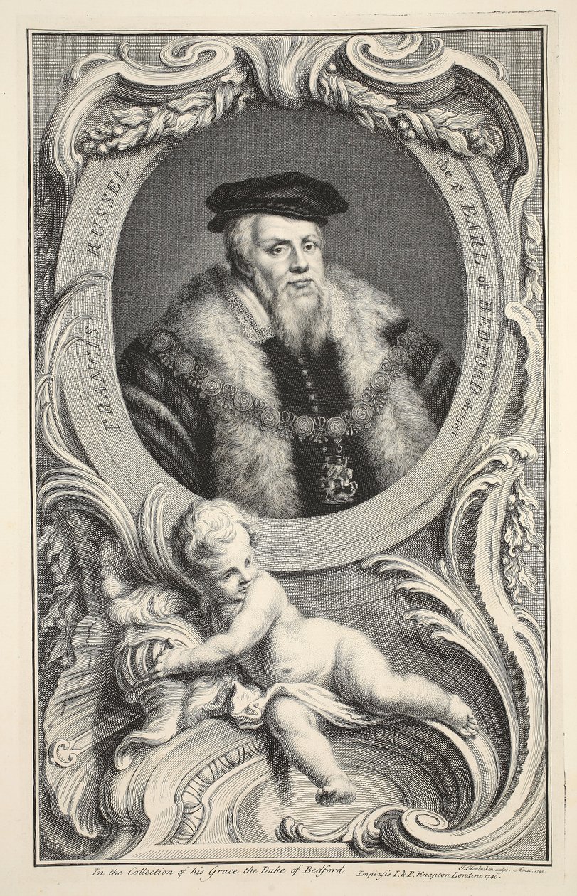 Portrét Francise Russella, ilustrace z 