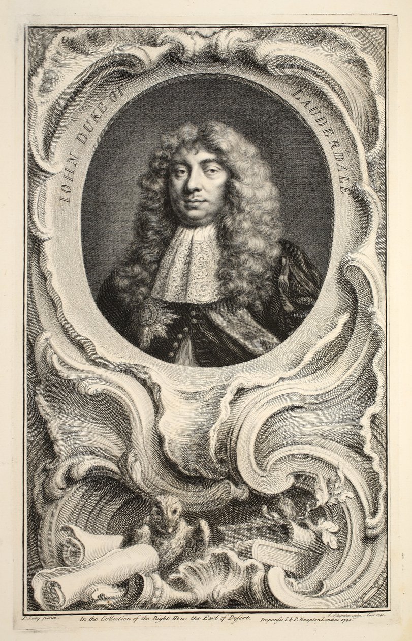 Portrét Jana, vévody z Lauderdale, ilustrace z 