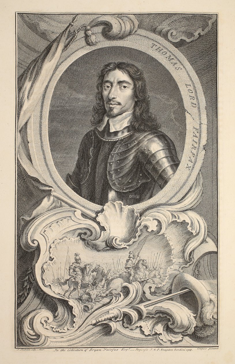 Portrét Thomase, lorda Fairfaxe, ilustrace z 