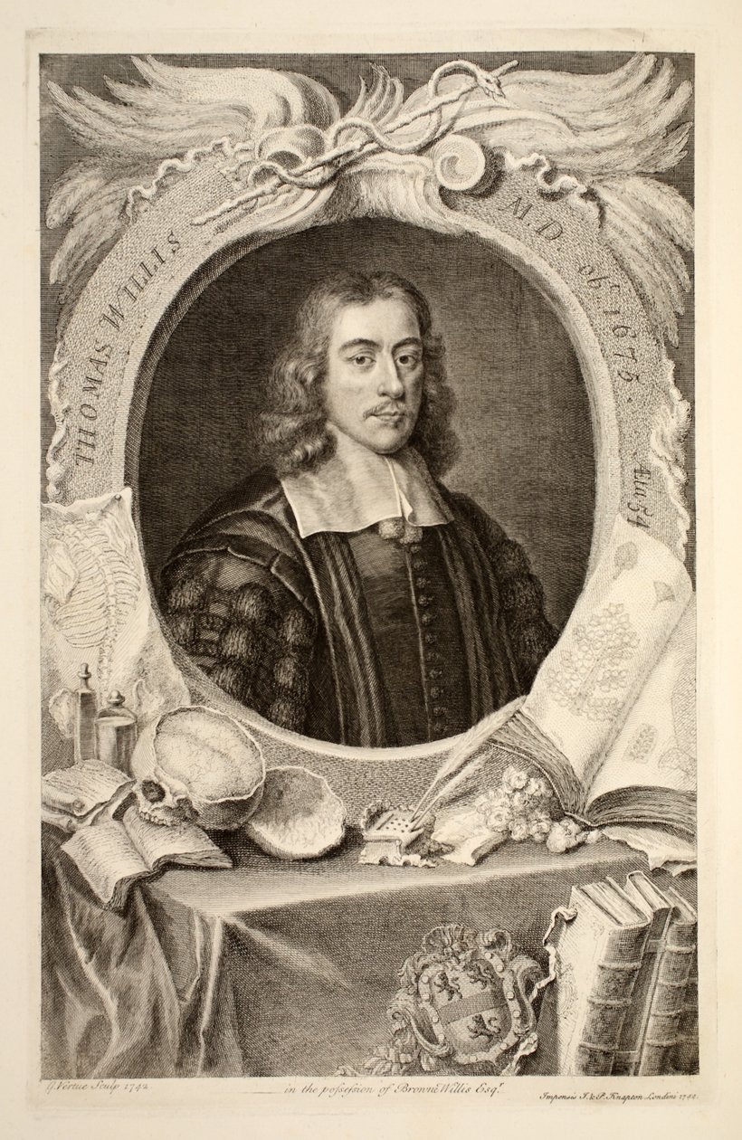 Portrét Thomase Willise, M.D., ilustrace z 
