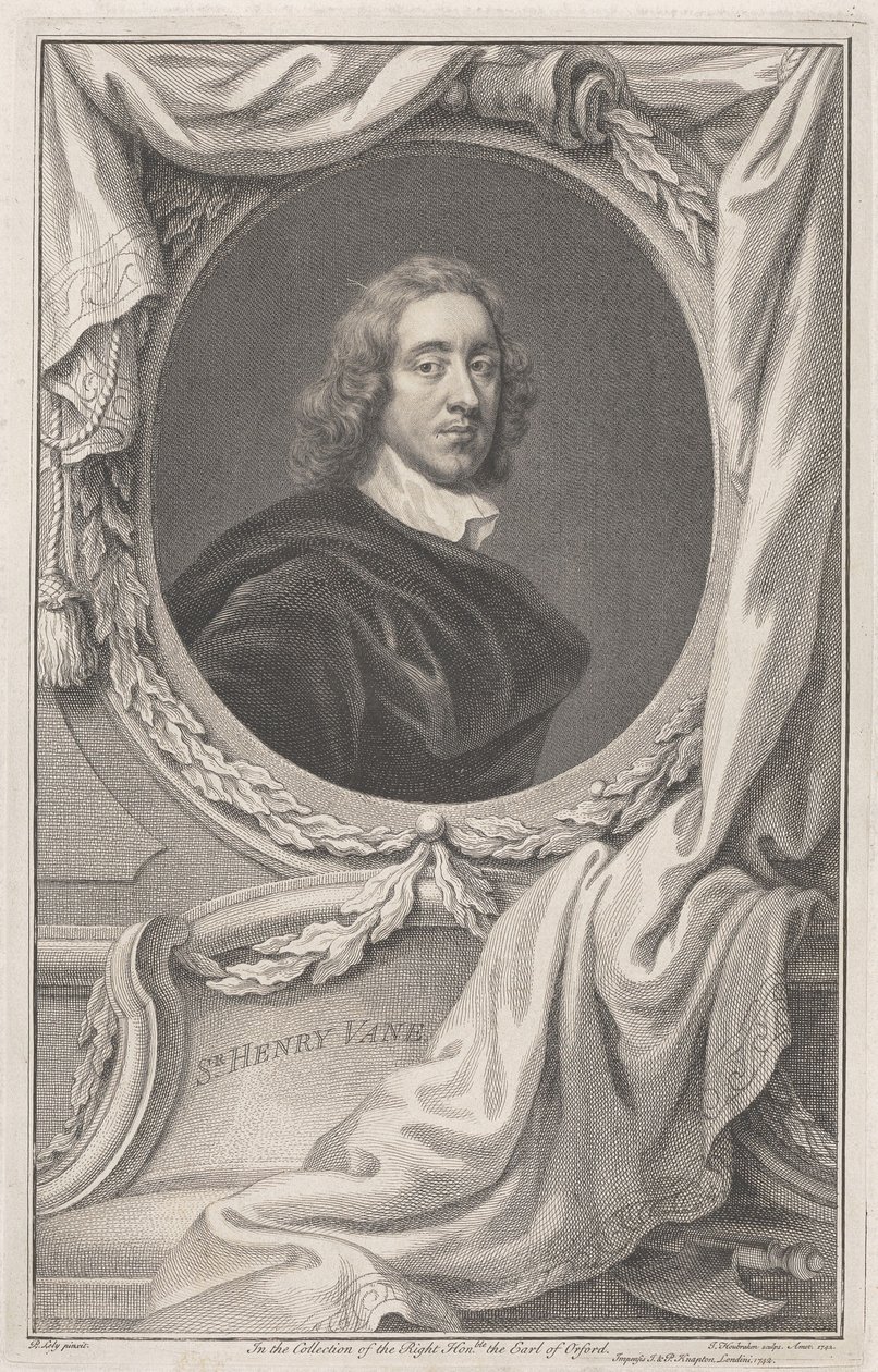 Sir Henry Vane od Jacobus Houbraken