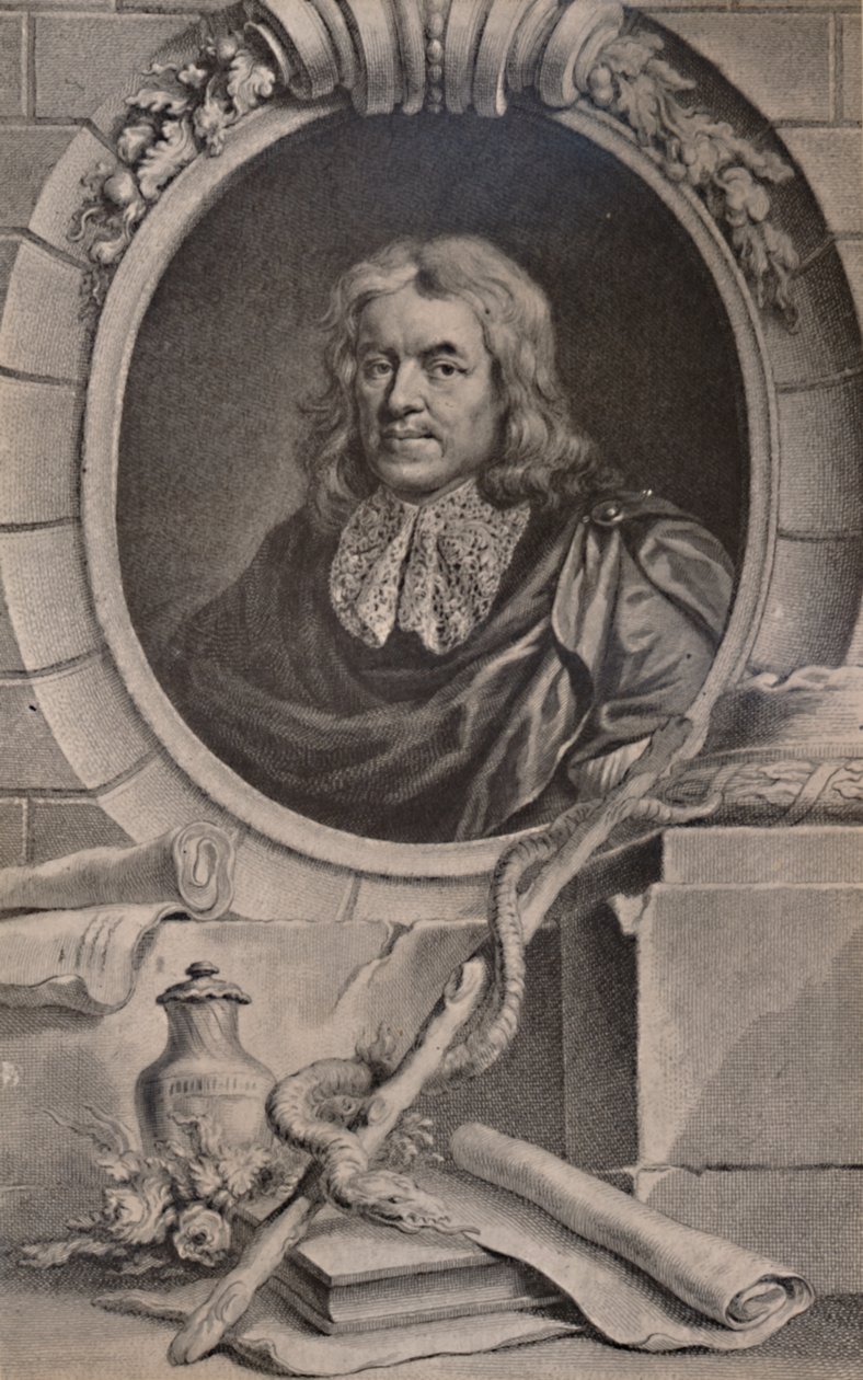 Thomas Sydenham, anglický lékař, c1747 1894 od Jacobus Houbraken