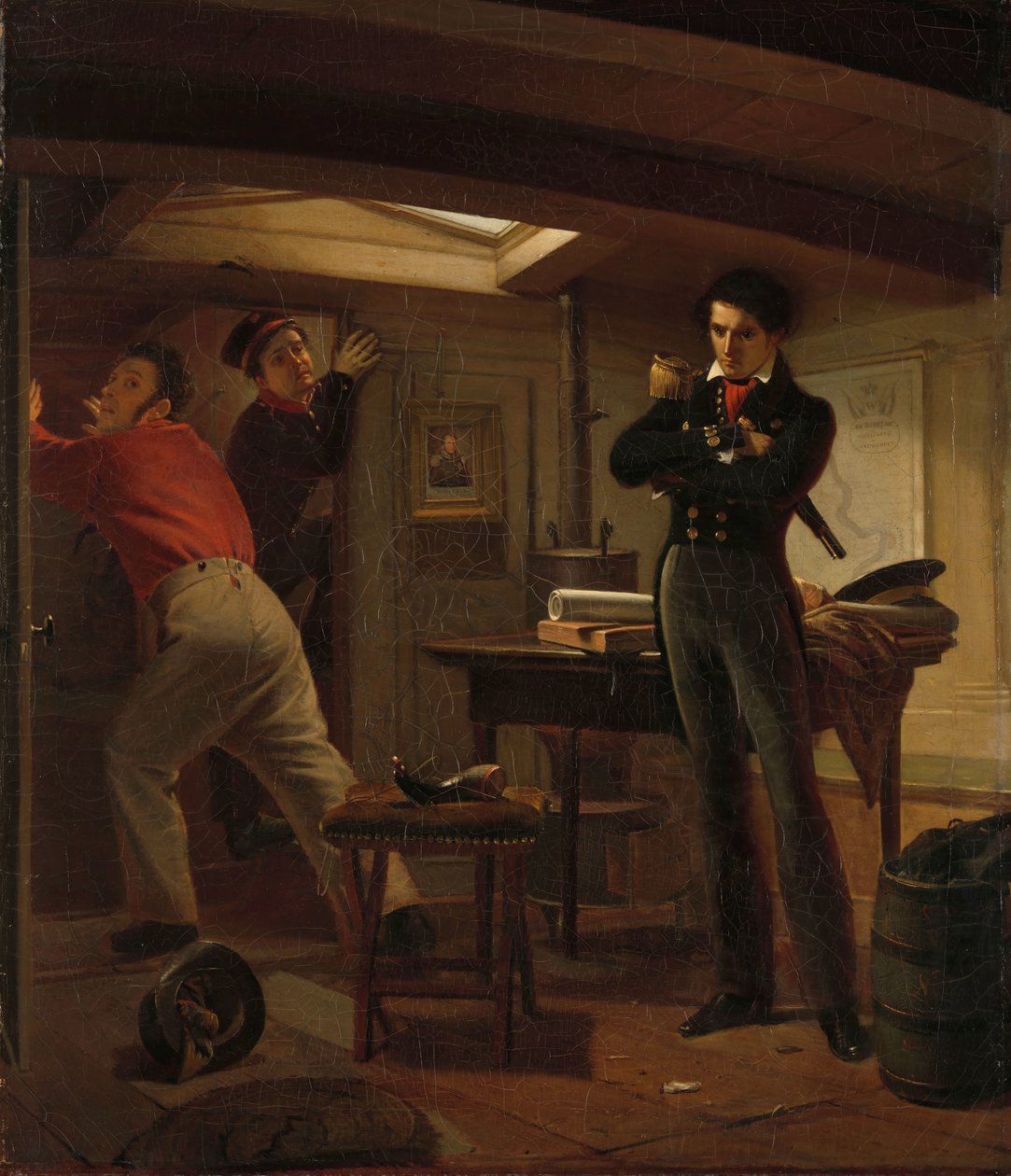 Jan van Speijk Debata, zda zapálit střelný prach od Jacobus Schoemaker Doyer