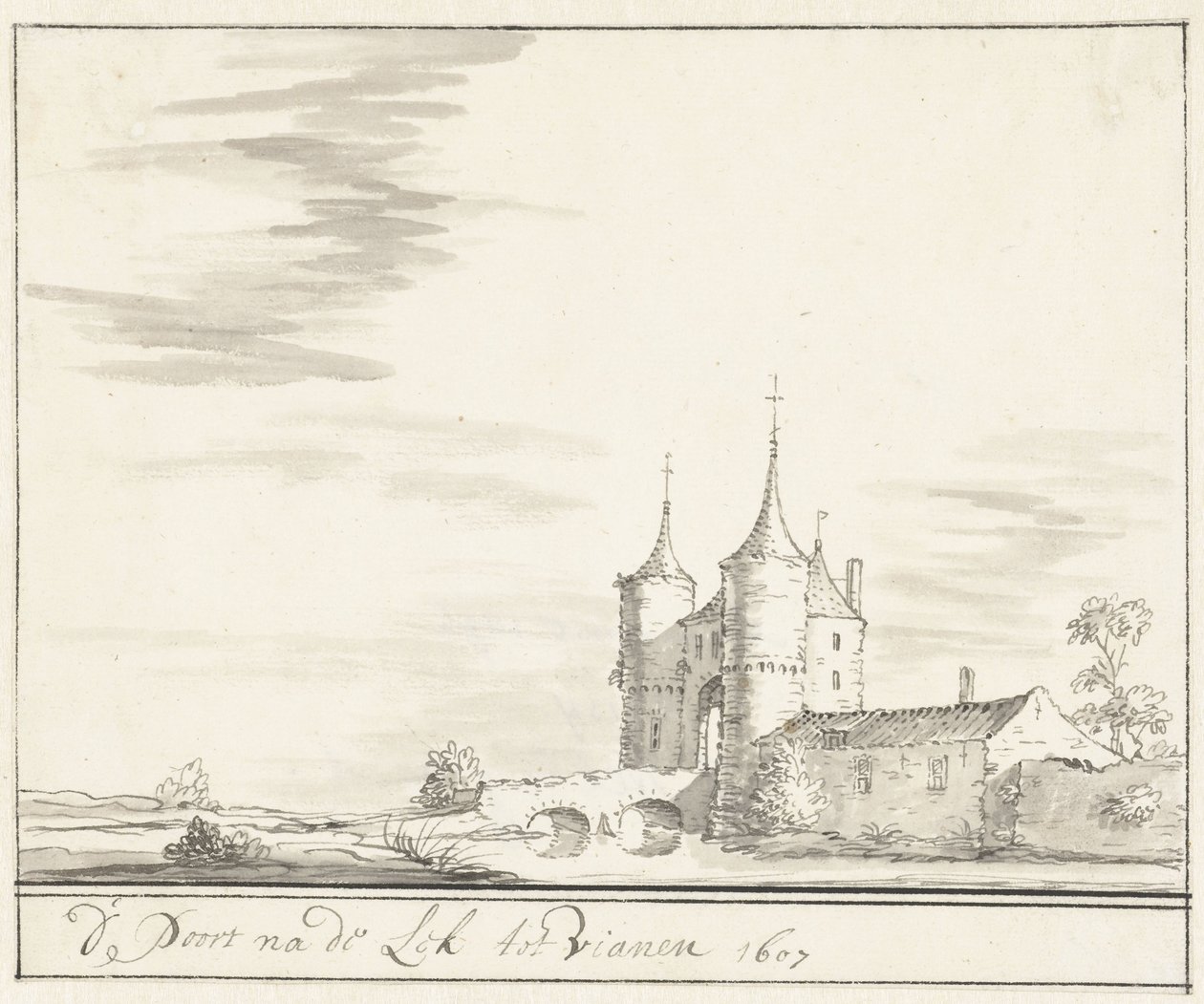 Brána na Lek ve Vianen v roce 1607 od Jacobus Stellingwerff