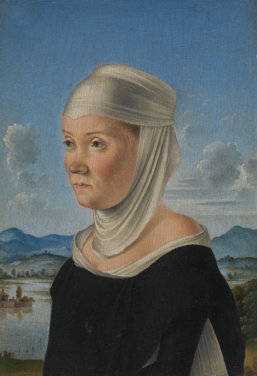Portrét ženy, c.1485-95 od Jacometto Veneziano