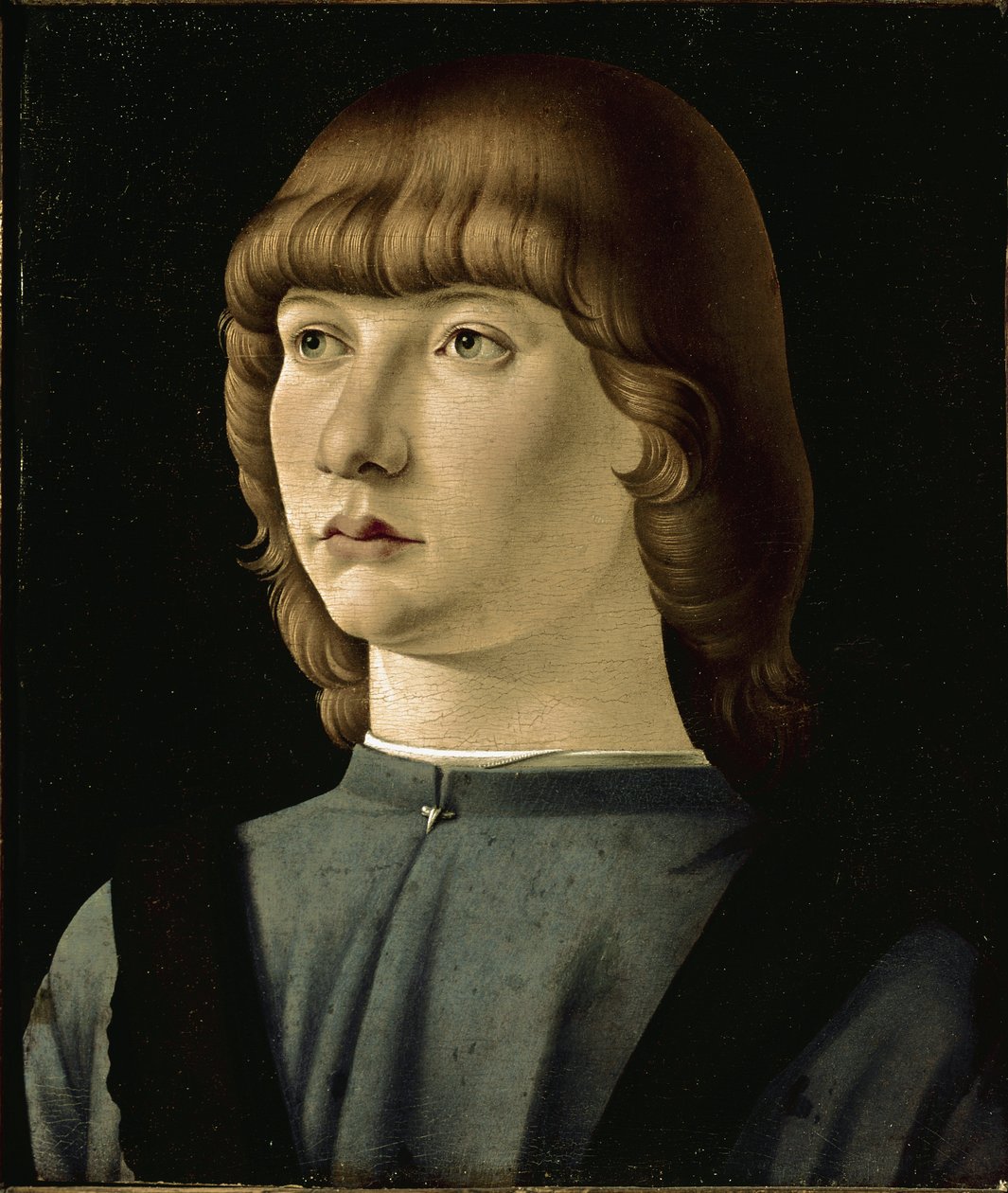 Portrét mladého muže (olej na dřevě od Jacometto (attr. to) Veneziano