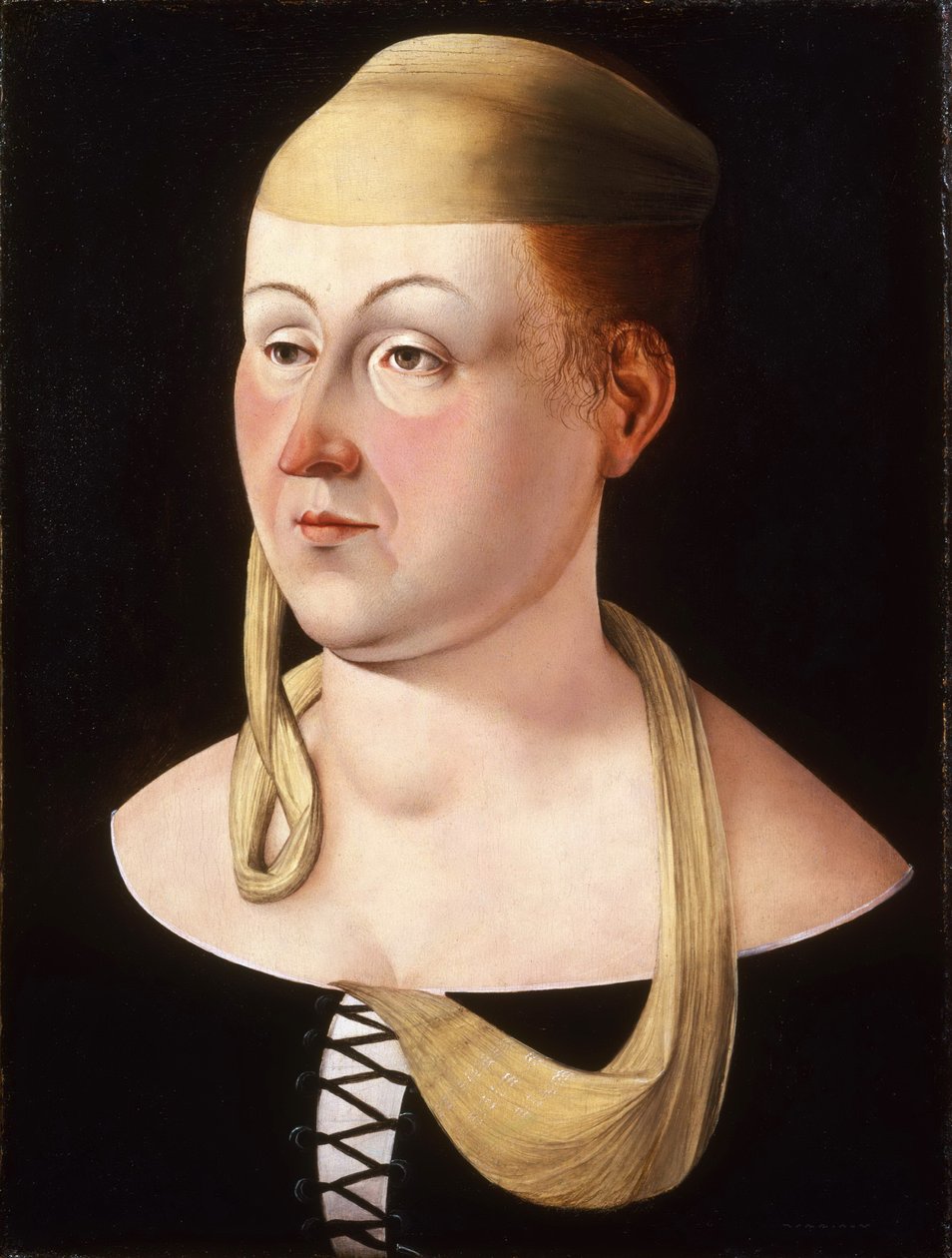 Italsky: Ritratto di donna Portrét dámy od Jacometto Veneziano