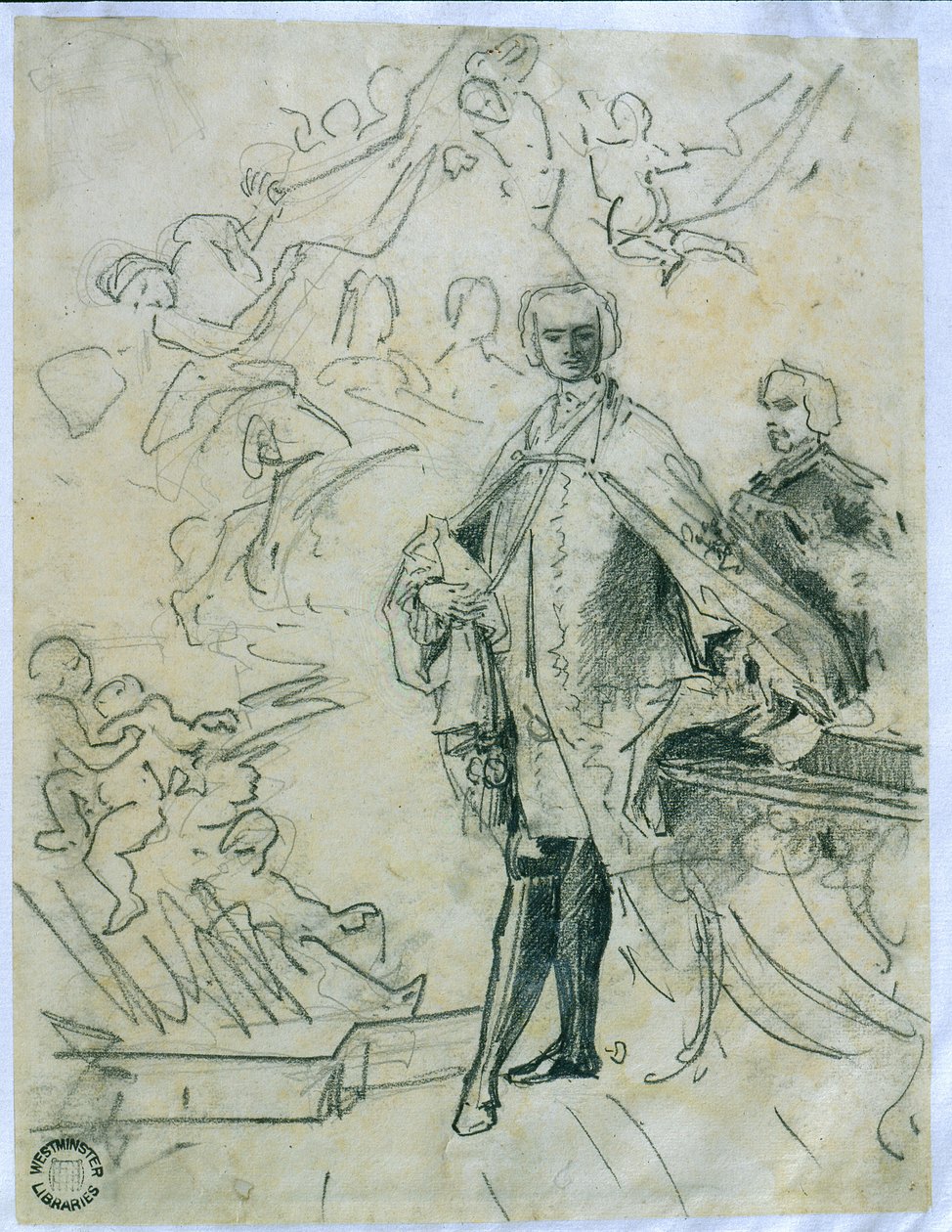 Náčrt Carlo Broschi 