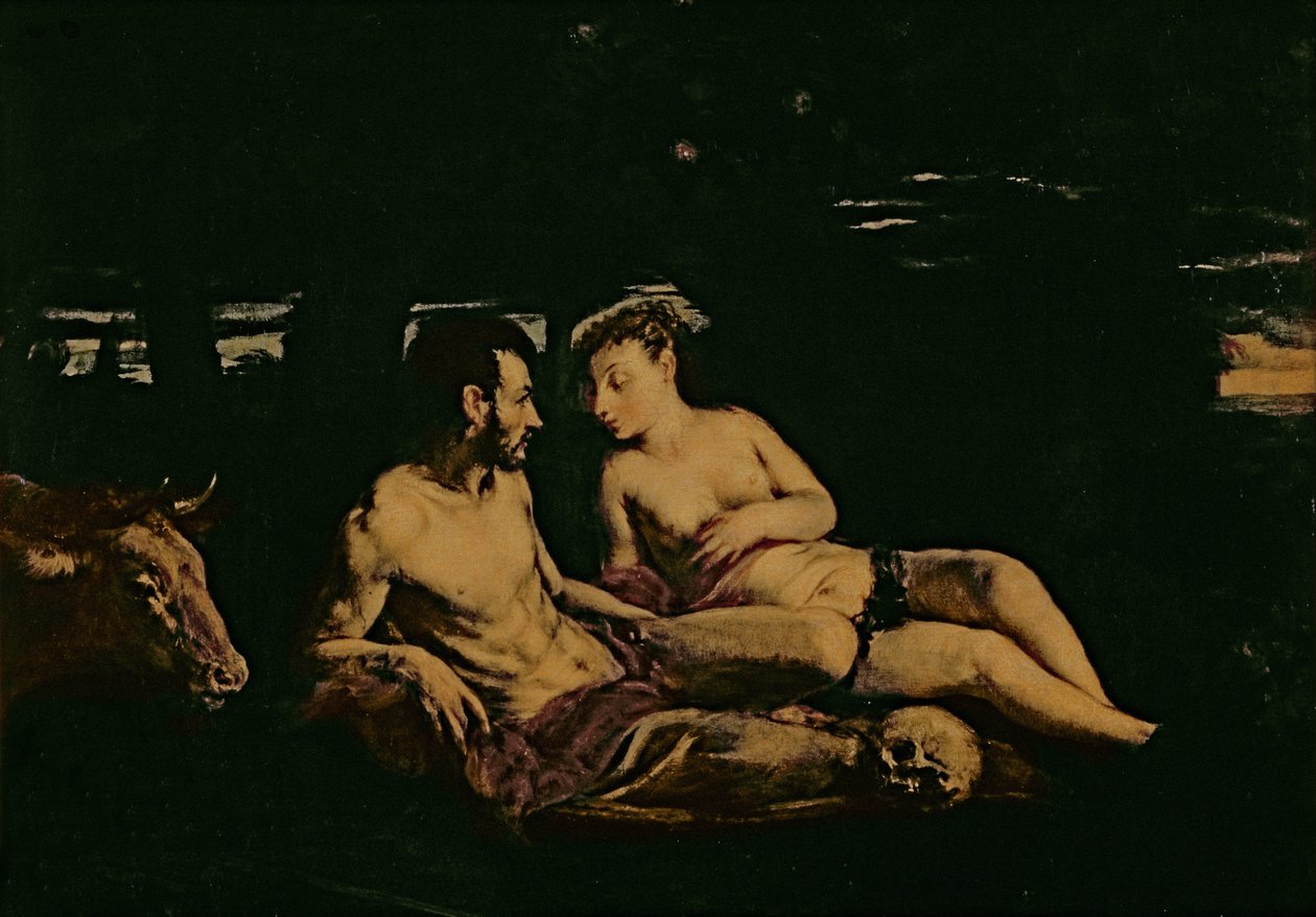 Adam a Eva od Jacopo Bassano