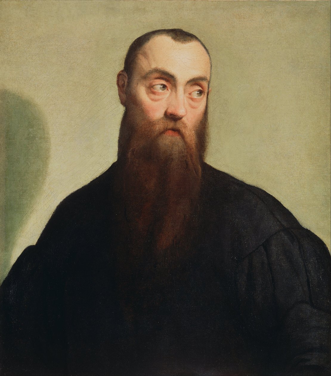 Portrét vousatého muže od Jacopo Bassano
