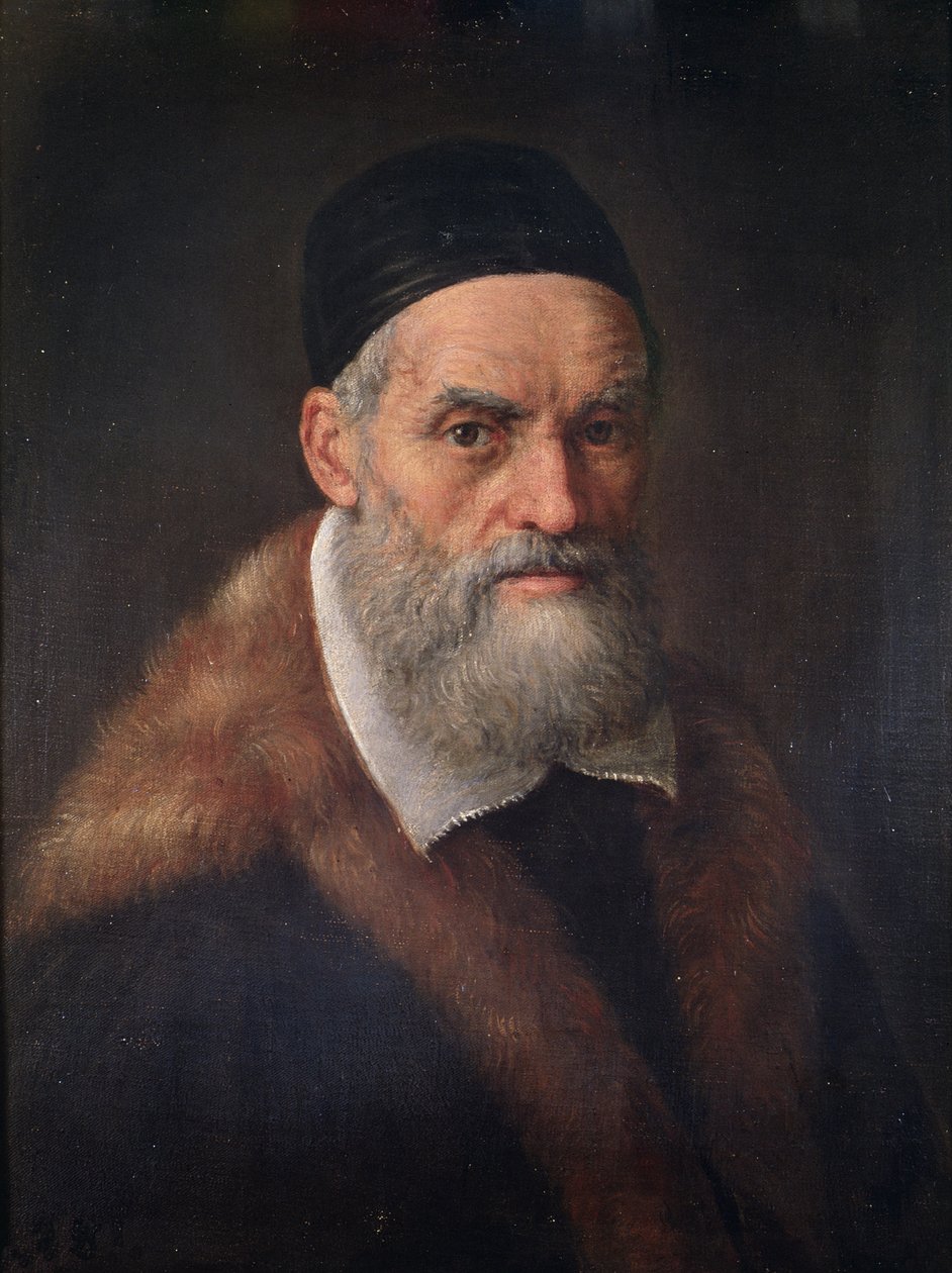 Autoportrét, kolem 1562-92 od Jacopo Bassano