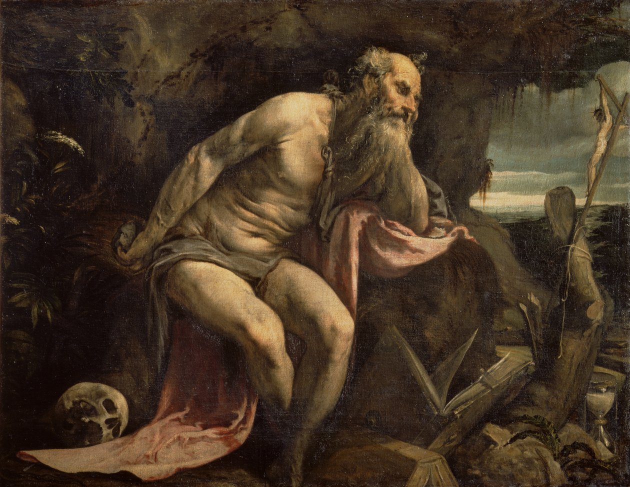 Svatý Jeroným, počátek 60. let 16. století od Jacopo Bassano