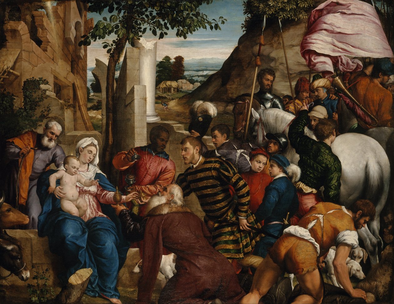Klanění králů od Jacopo Bassano