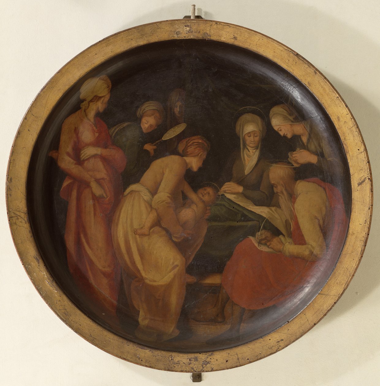 Narození sv. Jana Křtitele, kolem roku 1526 od Jacopo Pontormo