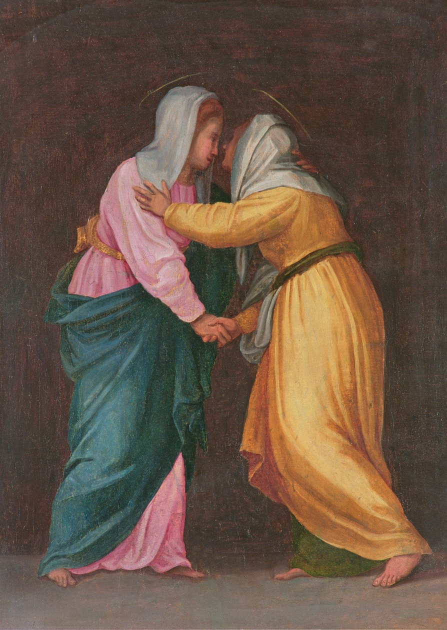 Návštěva, vozík mincovny od Jacopo Pontormo