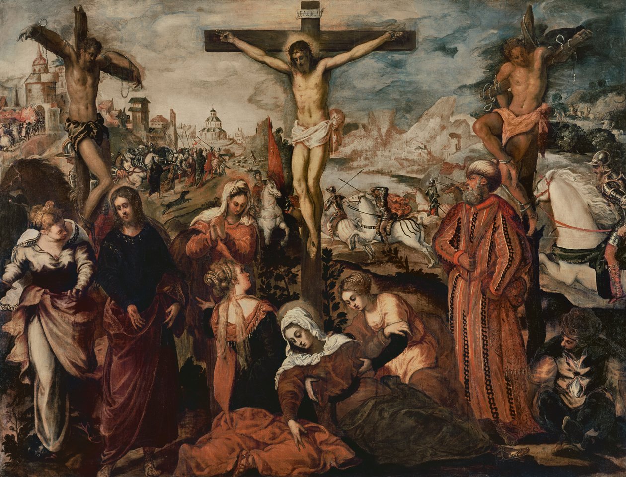 Ukřižování od Jacopo Robusti Tintoretto
