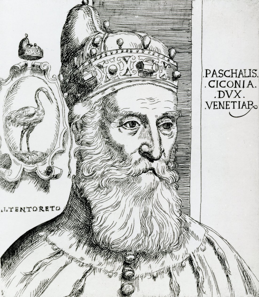 Pasquale Cicogna, dóže benátský (1585-1595) od Jacopo Robusti Tintoretto