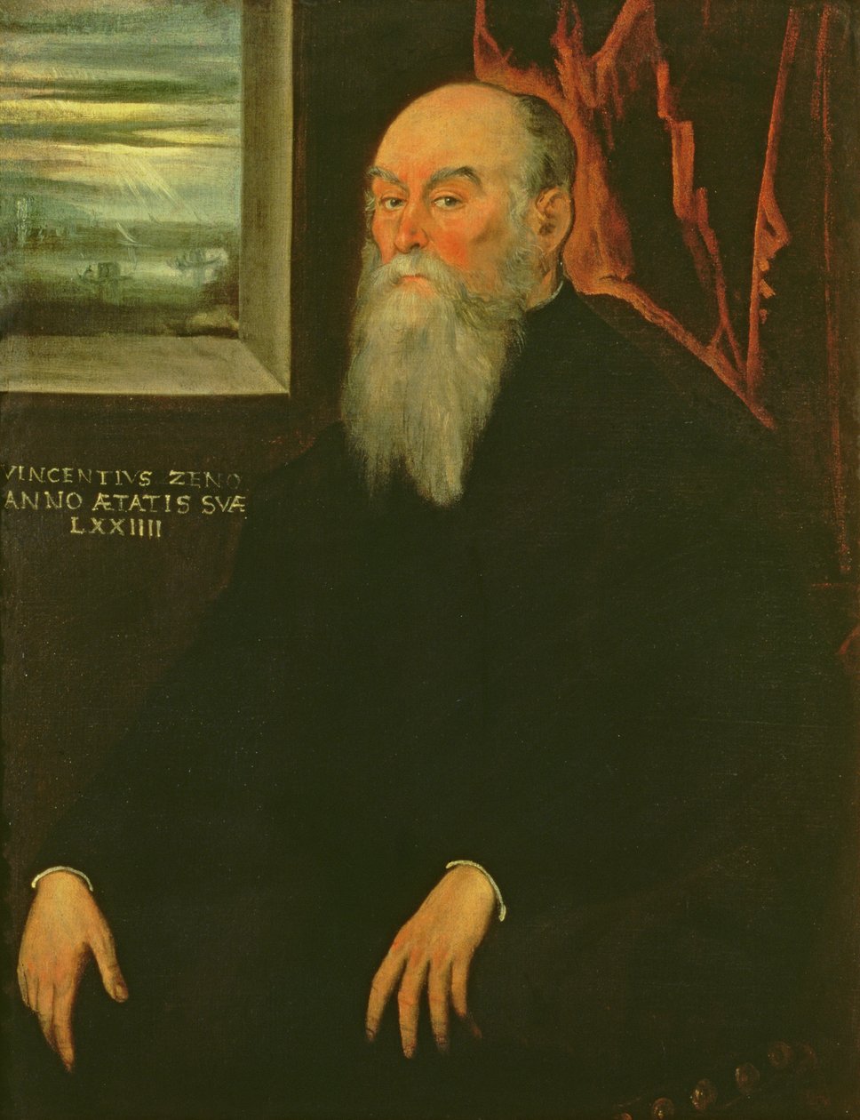 Portrét Vincenza Zena od Jacopo Robusti Tintoretto