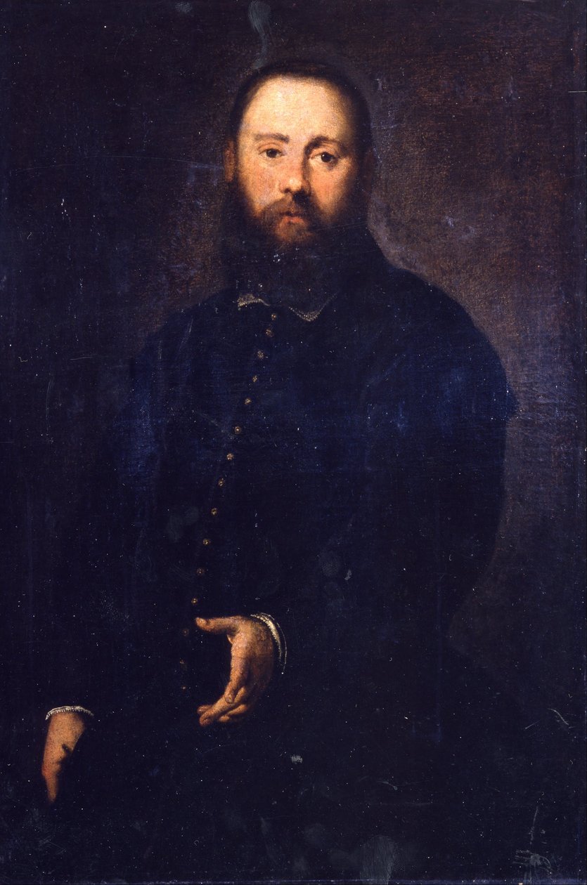 Portrét gentlemana od Jacopo Robusti Tintoretto