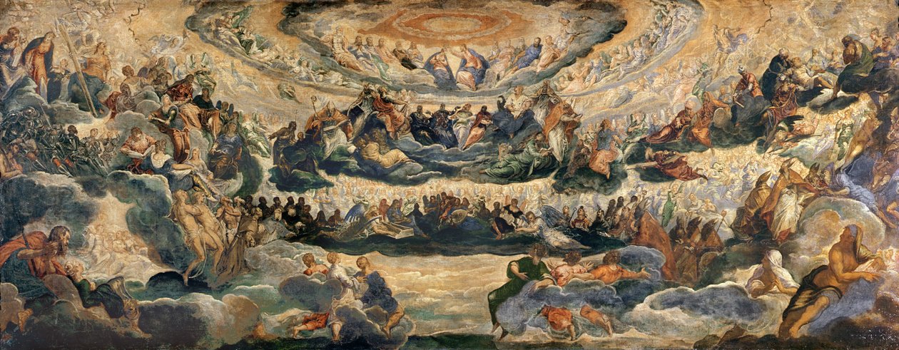 Studie pro ráj (viz také 60846) od Jacopo Robusti Tintoretto