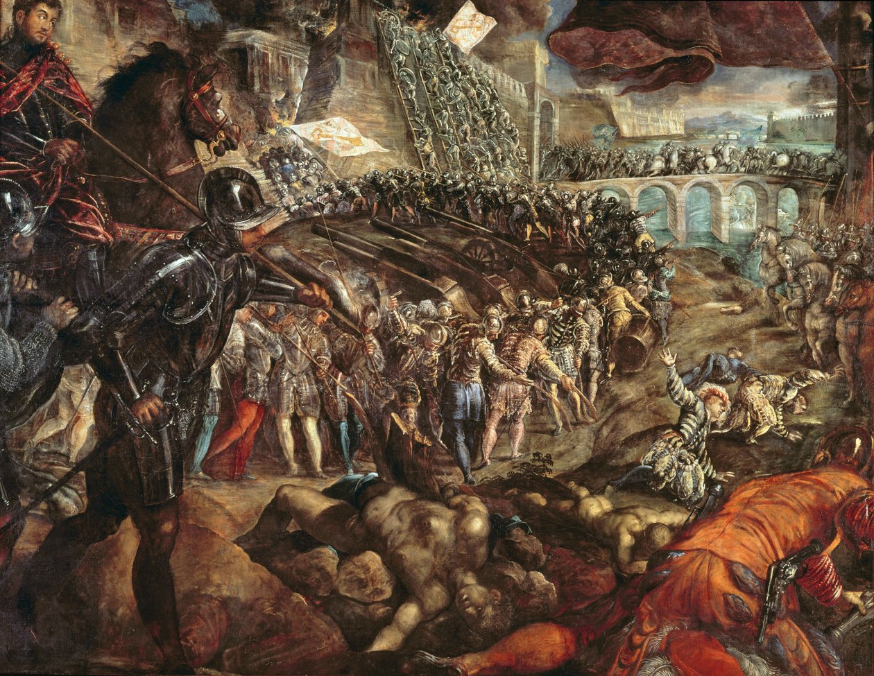 The Capture of Parma, c.1570 od Jacopo Robusti Tintoretto