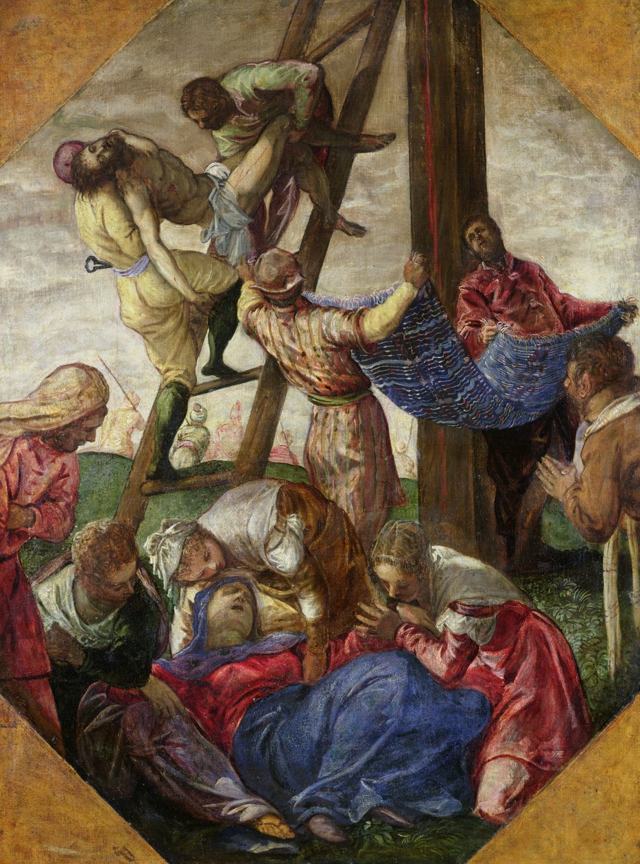 Sestup z kříže, c.1560-65 od Jacopo Robusti Tintoretto