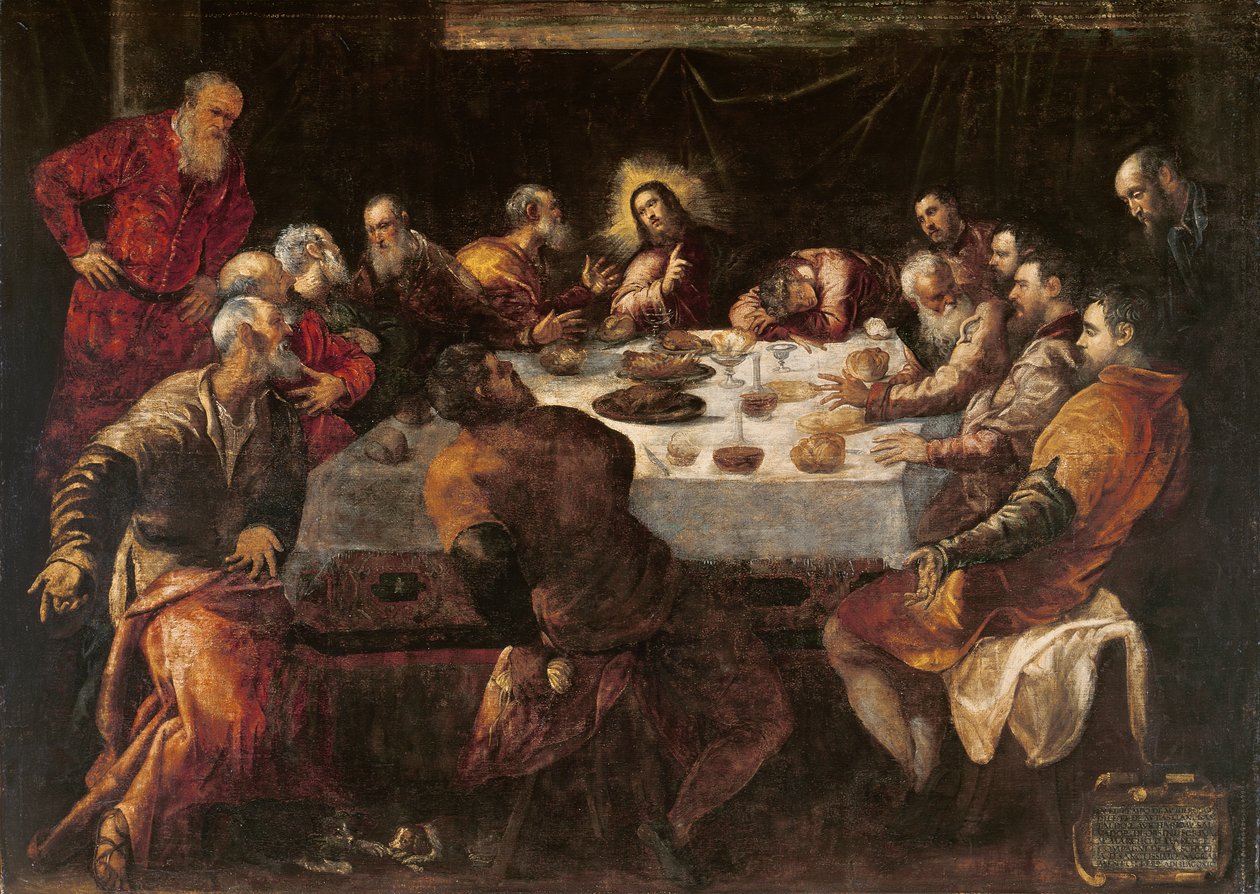 Poslední večeře od Jacopo Robusti Tintoretto
