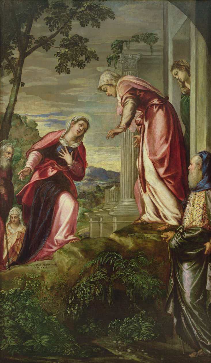 Návštěva, 1550 od Jacopo Robusti Tintoretto