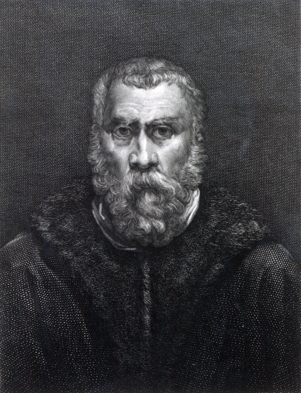 Tintoretto, rytý Delaistre od Jacopo Robusti Tintoretto