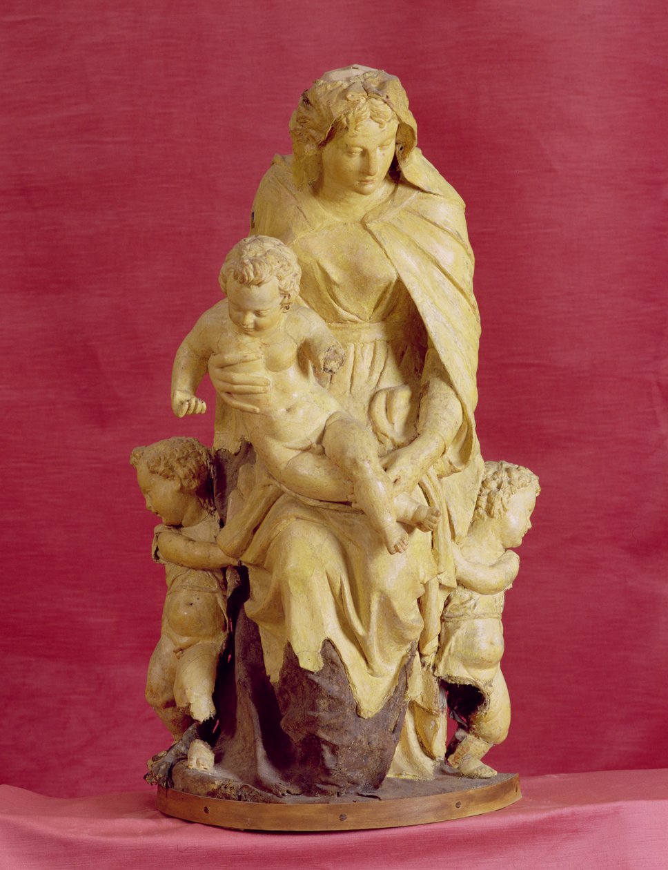 Madonna a dítě (papier mache) od Jacopo Sansovino