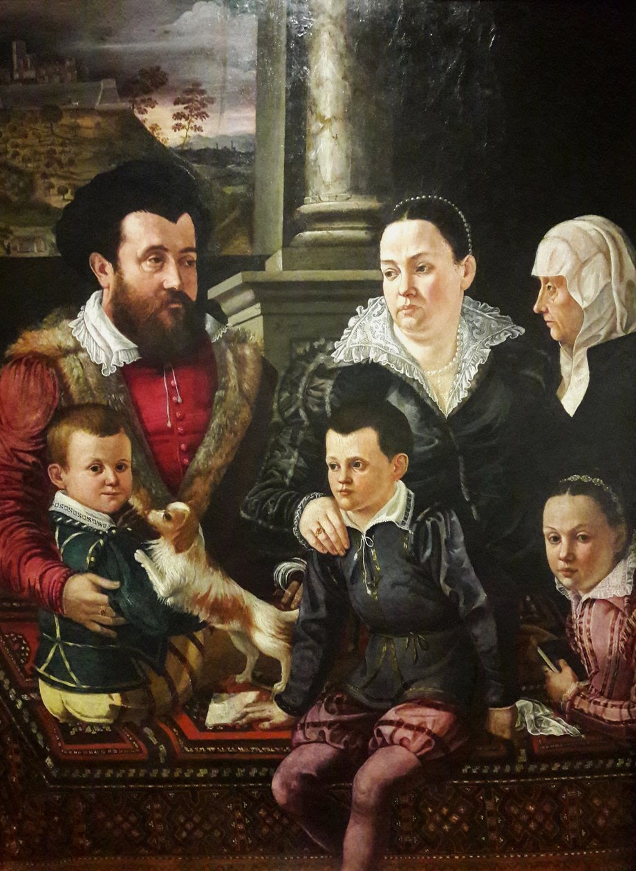 Rodinný portrét od Jacopo da Empoli