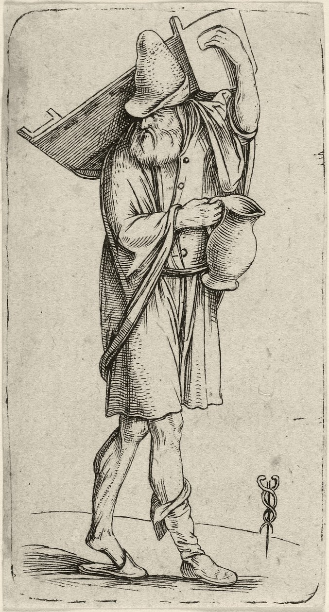 Muž s kolébkou, c. 1501-1503 od Jacopo de Barbari