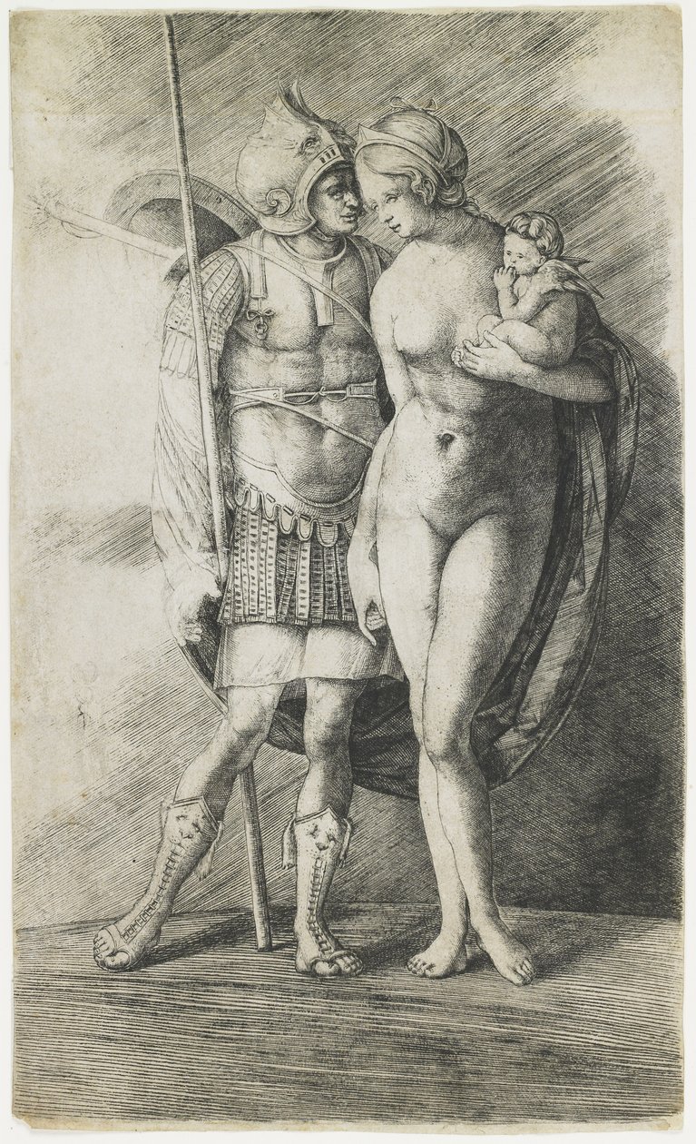 Mars a Venuše, asi 1510-1512 od Jacopo de Barbari
