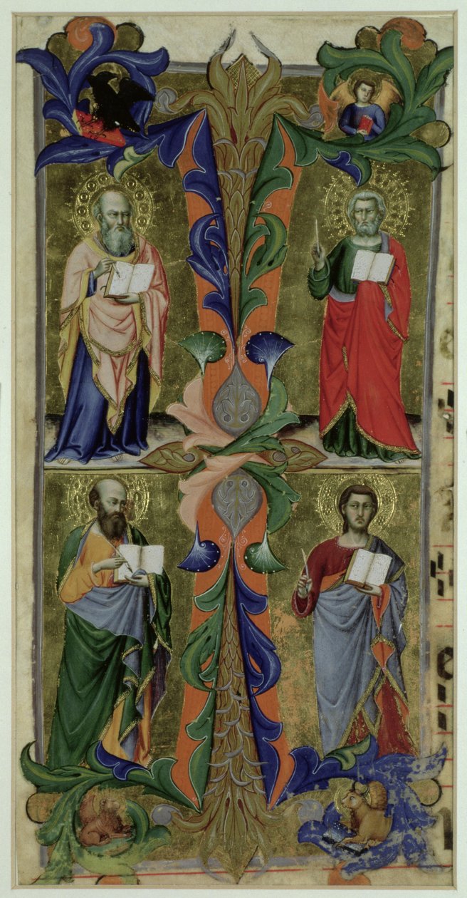 Čtyři evangelisté, 14. století od Jacopo di Cione
